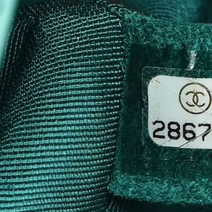 Chanel Lambskin Quilted Medium Boy Flap Green 7 of 10