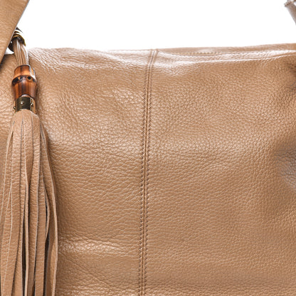 Gucci Pebbled Calfskin Medium Jungle Hobo Beige 11 of 11