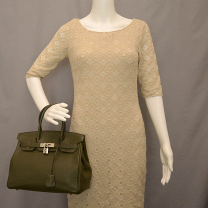 Hermes Fjord Birkin 30 Vert Olive 2 of 10