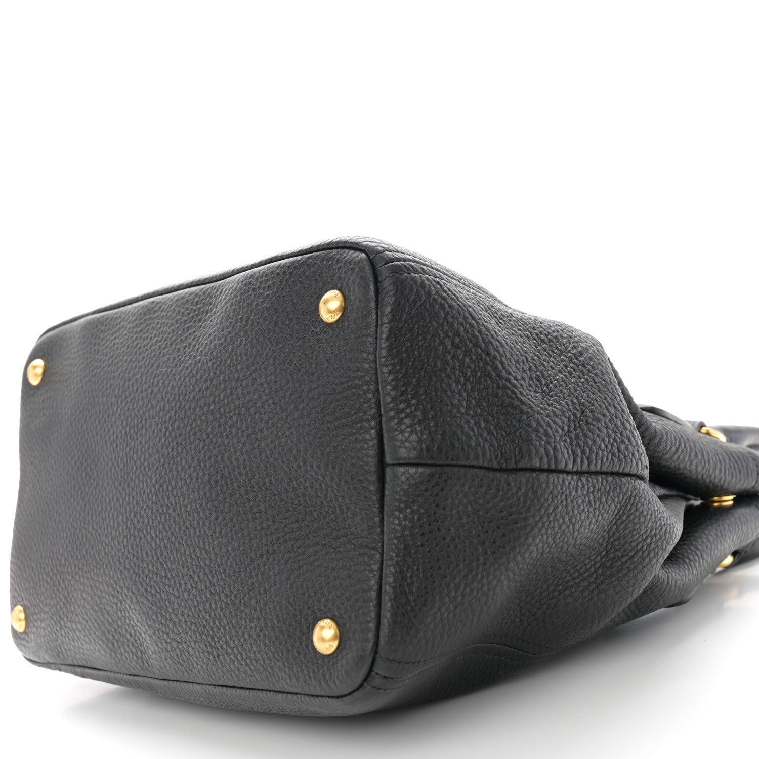 Prada Vitello Daino Tote Black 10 of 10