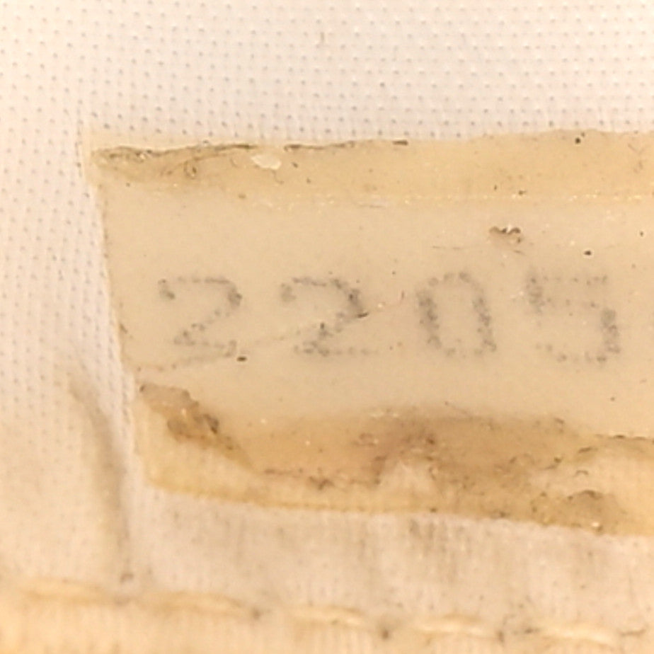 Lizard Quilted Small Tassel Camera Case White