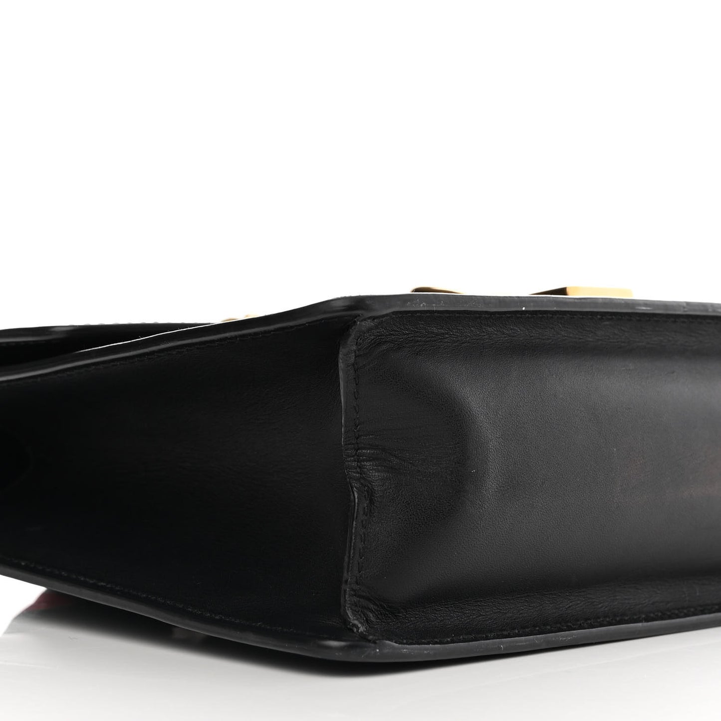 Calfskin Small Sylvie Shoulder Bag Black