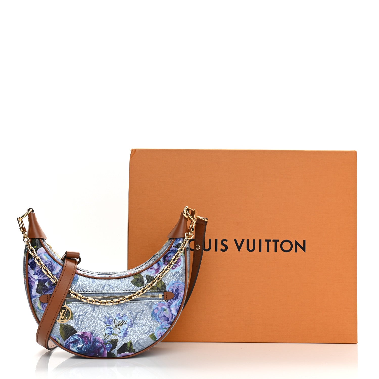 Louis Vuitton Metallic Monogram LV Garden Loop PM Blue 10 of 10