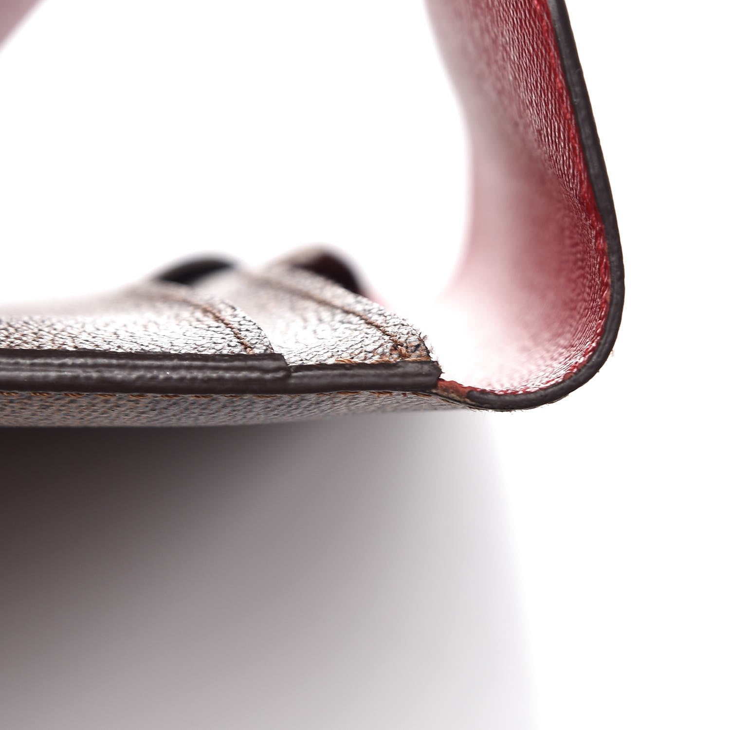 Louis Vuitton Damier Ebene Josephine Wallet Red 11 of 12