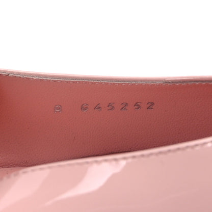 Chanel Patent Calfskin Cap Toe Slingback Flats 37.5  Light Pink 7 of 10