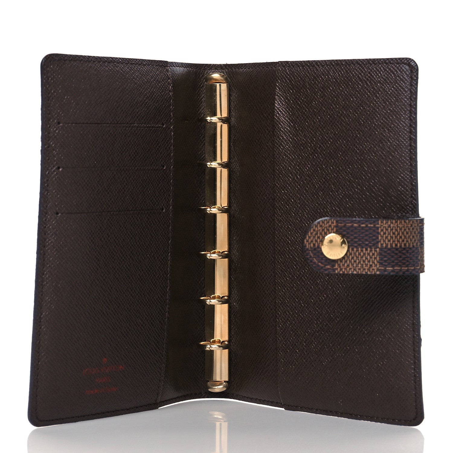 Louis Vuitton Damier Ebene Small Ring Agenda Cover 5 of 9