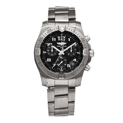 Breitling Titanium 43mm Chronospace Evo B60 Chronograph Quartz Watch Black EB6010 1 of 5