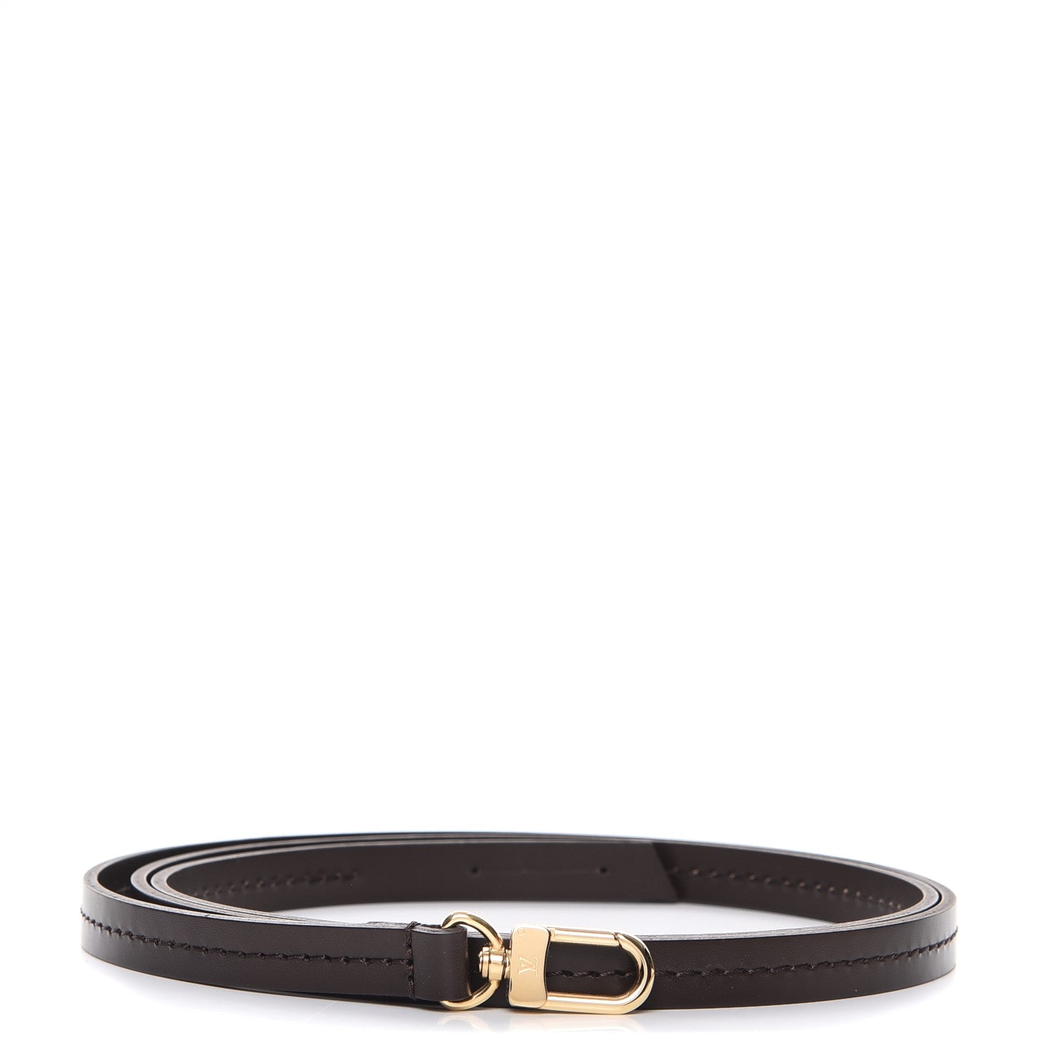 Louis Vuitton Calfskin 12mm Favorite Long Strap Brown 1 of 5