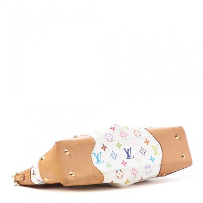 Louis Vuitton Monogram Multicolor Judy MM White 4 of 8