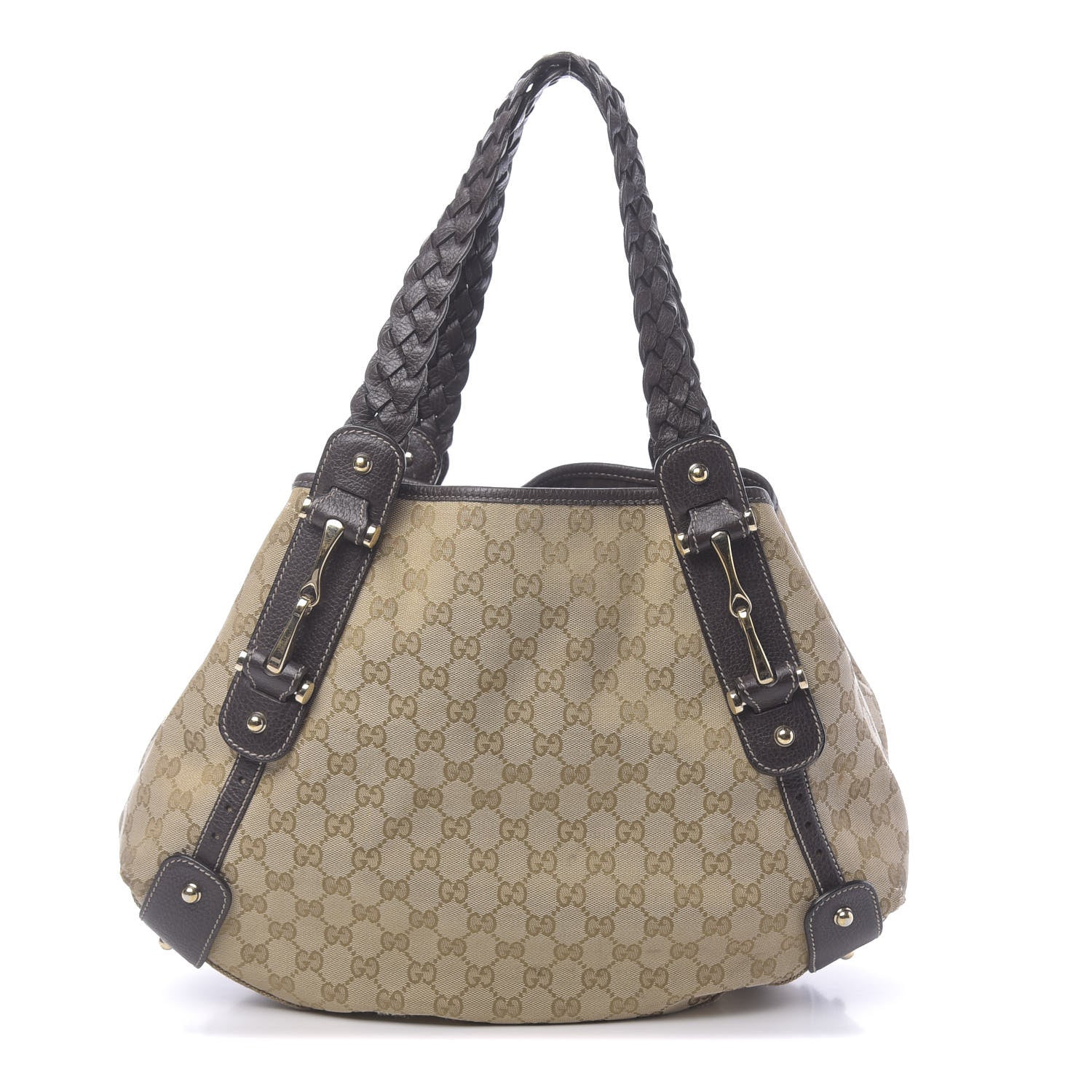 Gucci Monogram Medium Pelham Shoulder Bag Dark Brown 1 of 15