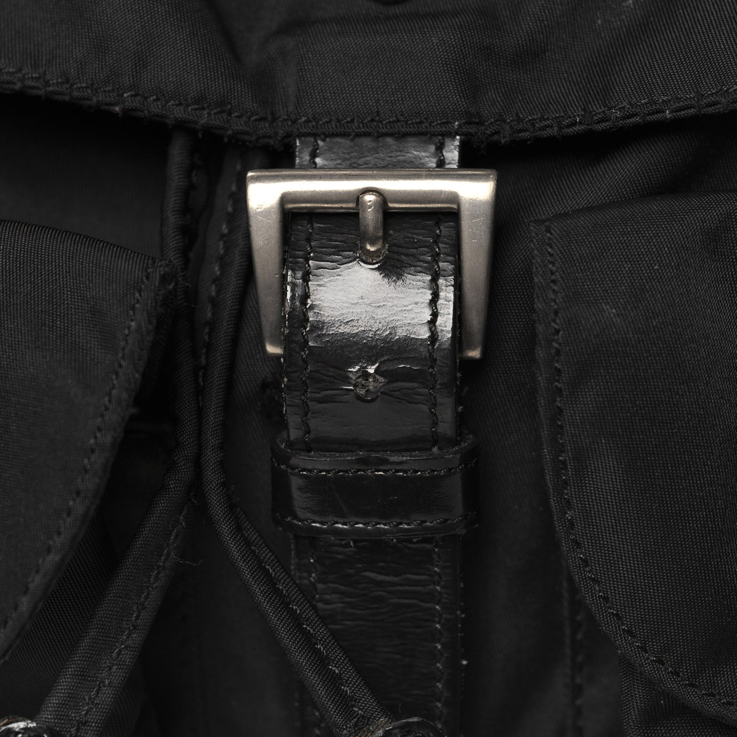 Nylon Vela Medium Backpack Black