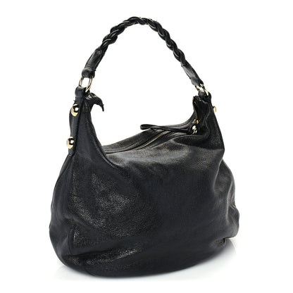 Mulberry Soft Spongy Pebbled Calfskin Large Daria Hobo Black 2 of 8