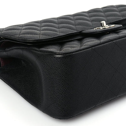 Chanel Caviar Quilted Jumbo Double Flap Black 8 of 9