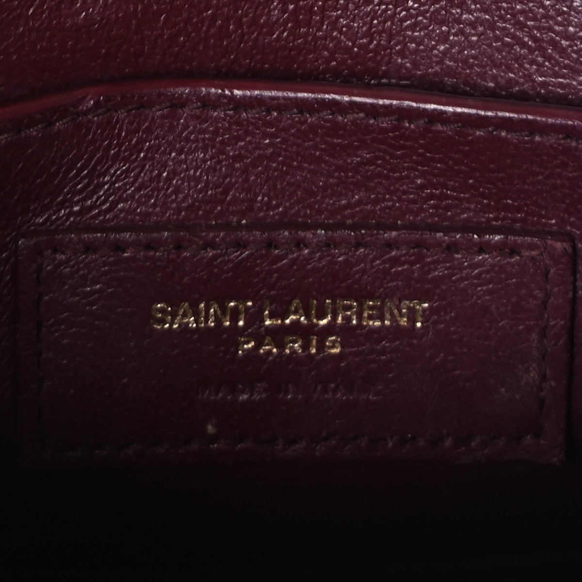 Saint Laurent Crocodile Embossed Mini Classic Monogram Cassandra Top Handle Crema Soft 5 of 8