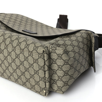 Gucci GG Plus Monogram Messenger Diaper Bag Dark Brown 8 of 8