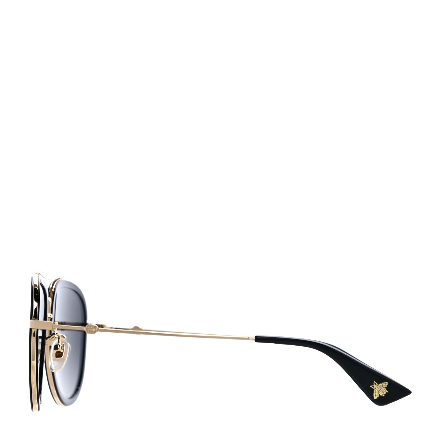 Gucci Aviator Sunglasses GG0062S Black Gold 3 of 7