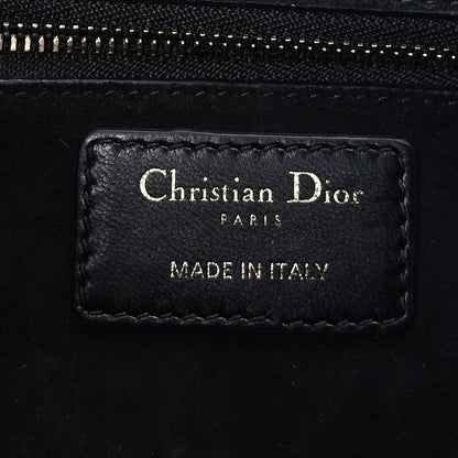 Christian Dior Lambskin Cannage Studded Small Dioraddict Flap Bag Black 5 of 8