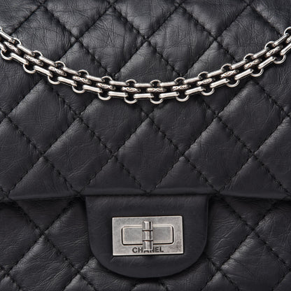 Chanel Aged Calfskin Quilted 2.55 Reissue 225 Flap Black 11 of 12