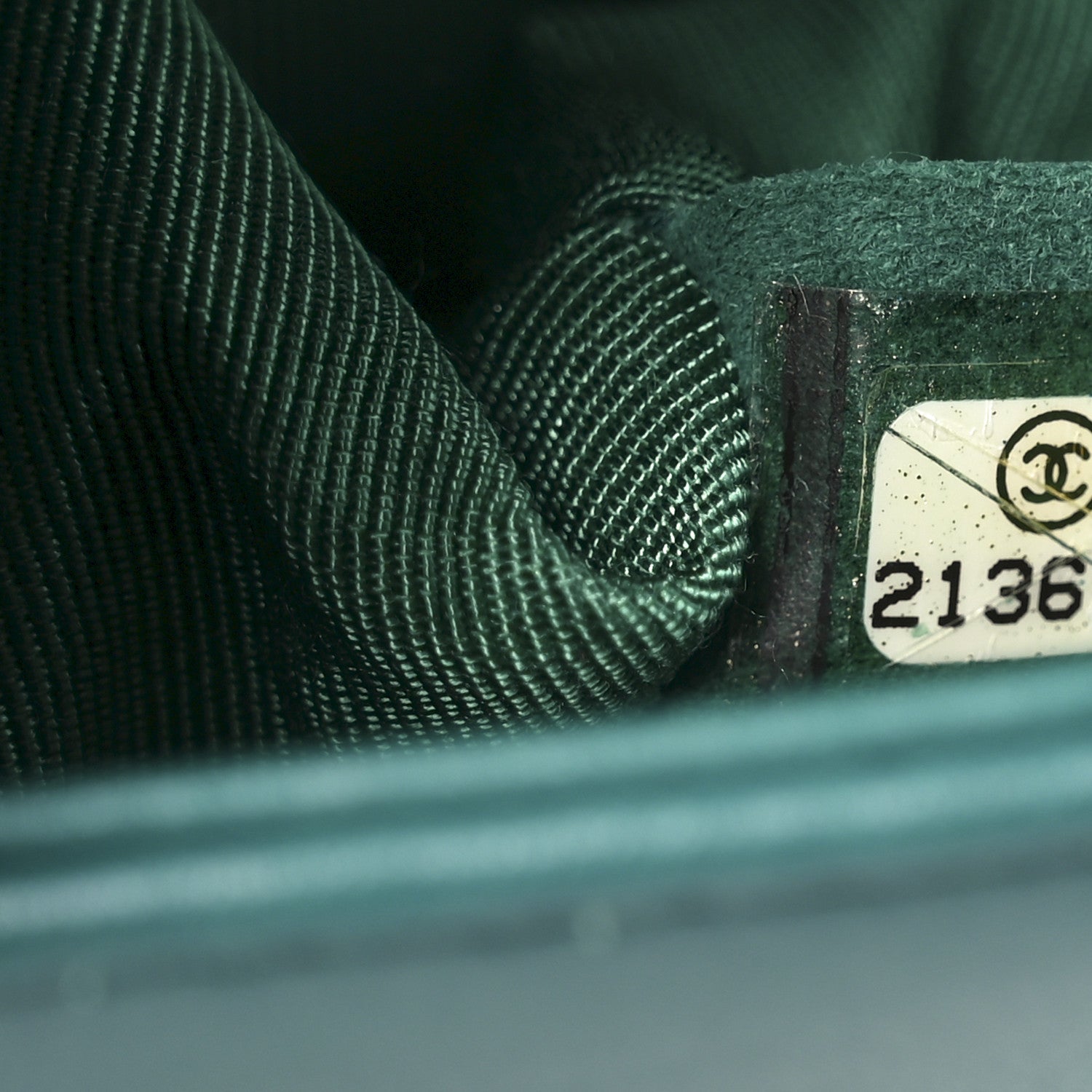 Chanel Lambskin Tweed Quilted Small Boy Flap Green 7 of 10