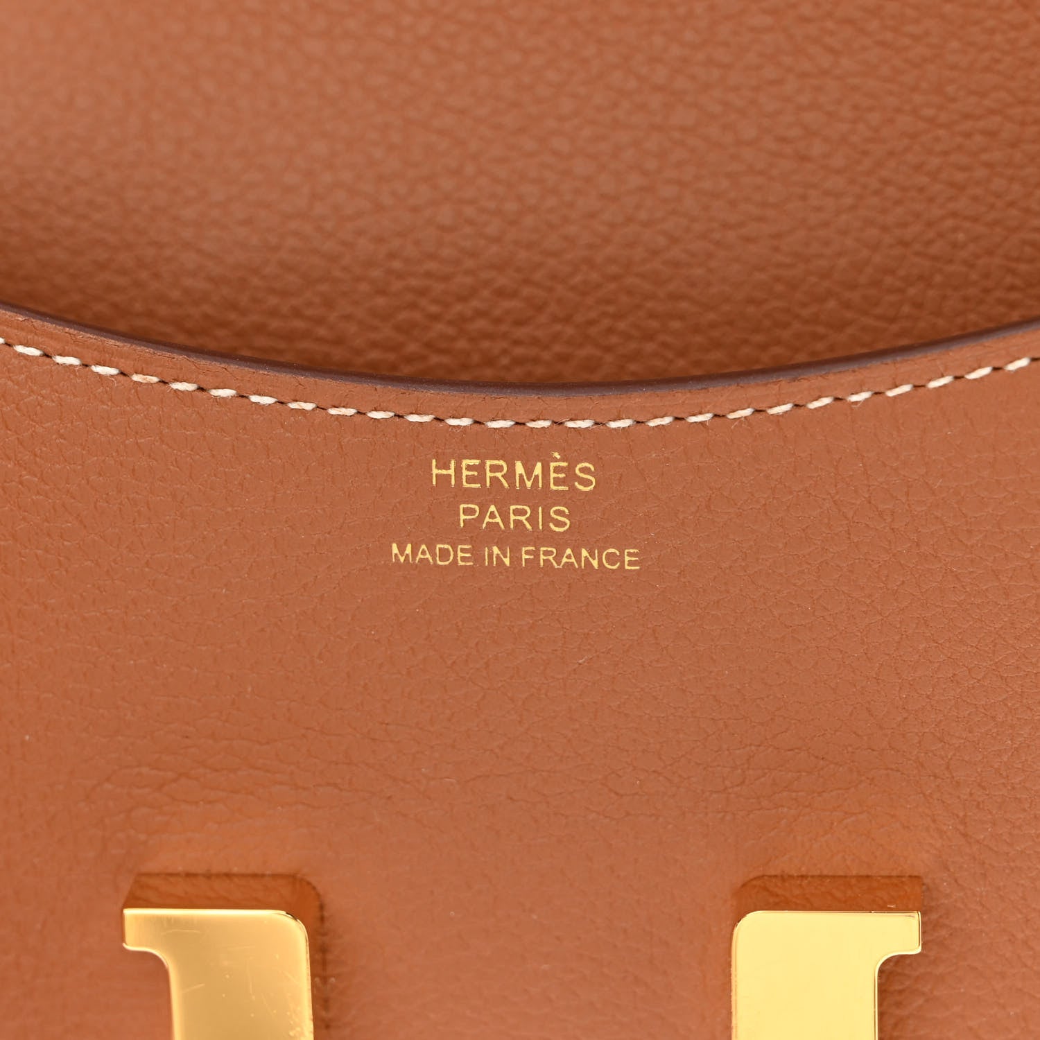 Hermes Evercolor Constance Slim Wallet Gold 15 of 18