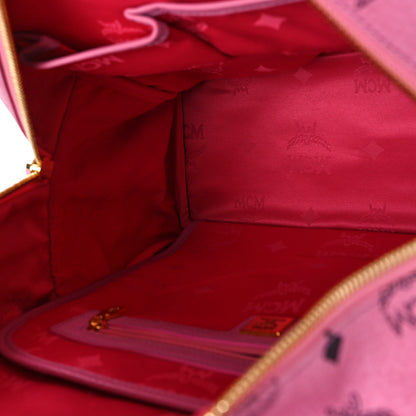 MCM Visetos Medium Sprinkle Stud Stark Backpack Pink 5 of 8