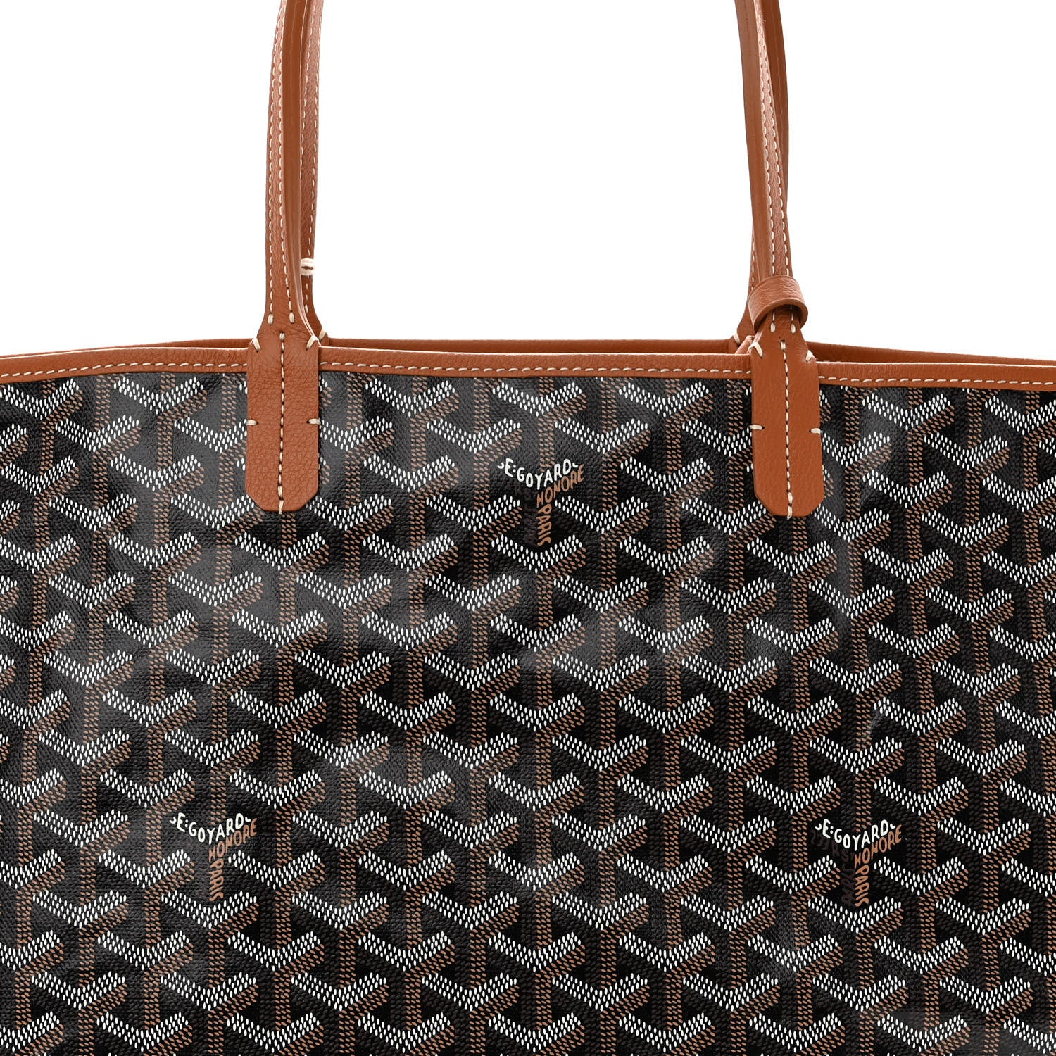 Goyard Goyardine Saint Louis PM Black Gold 8 of 10