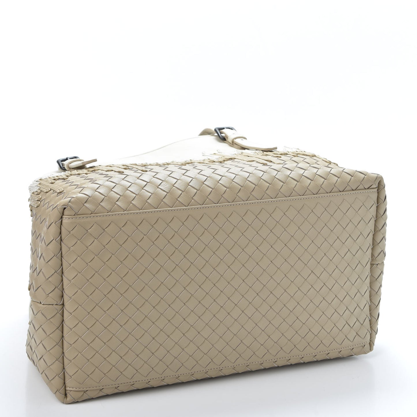 Nappa Intrecciato Medium Flow Wave Tote Mink Mist