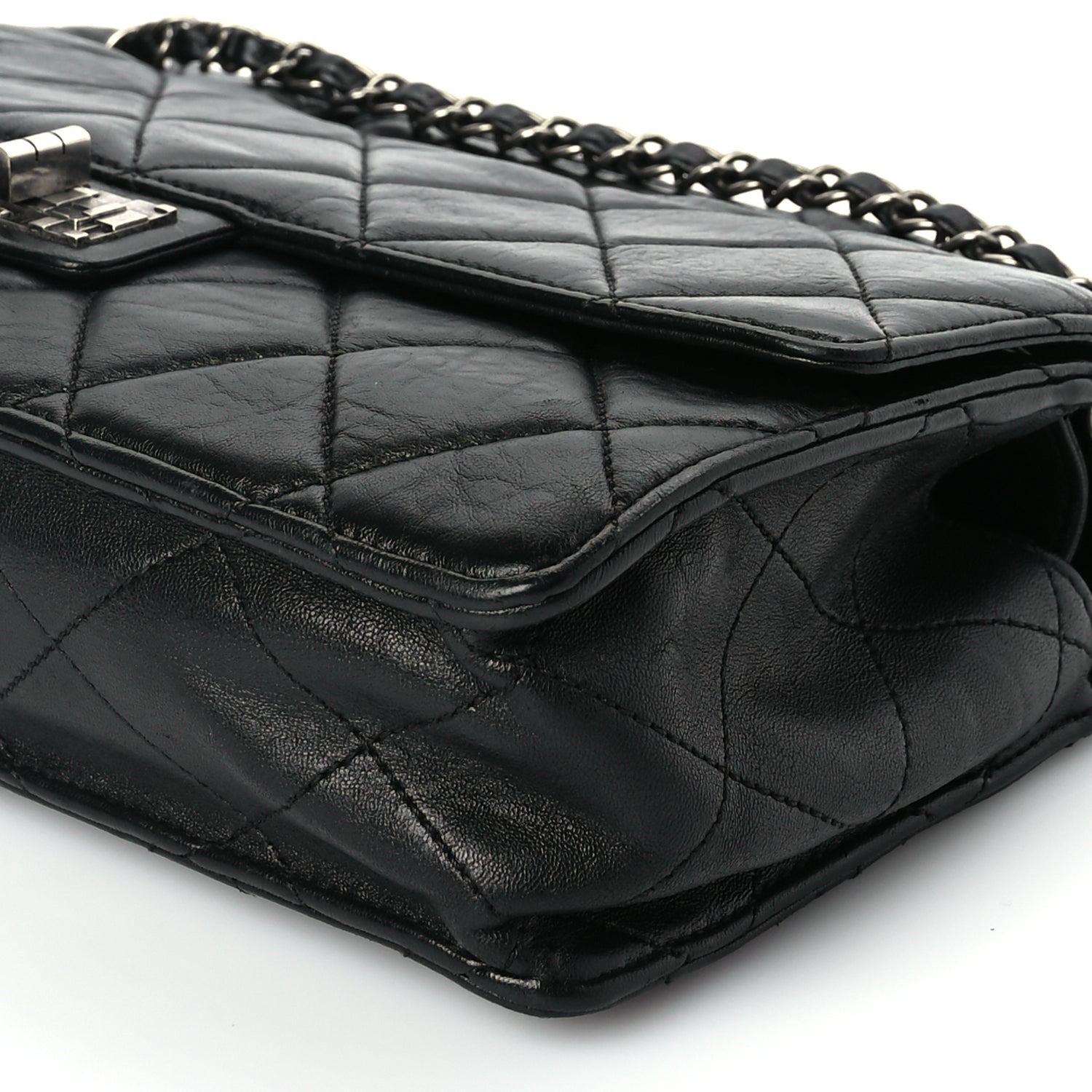 Chanel Washed Lambskin Jumbo Take Away Flap Black 9 of 9