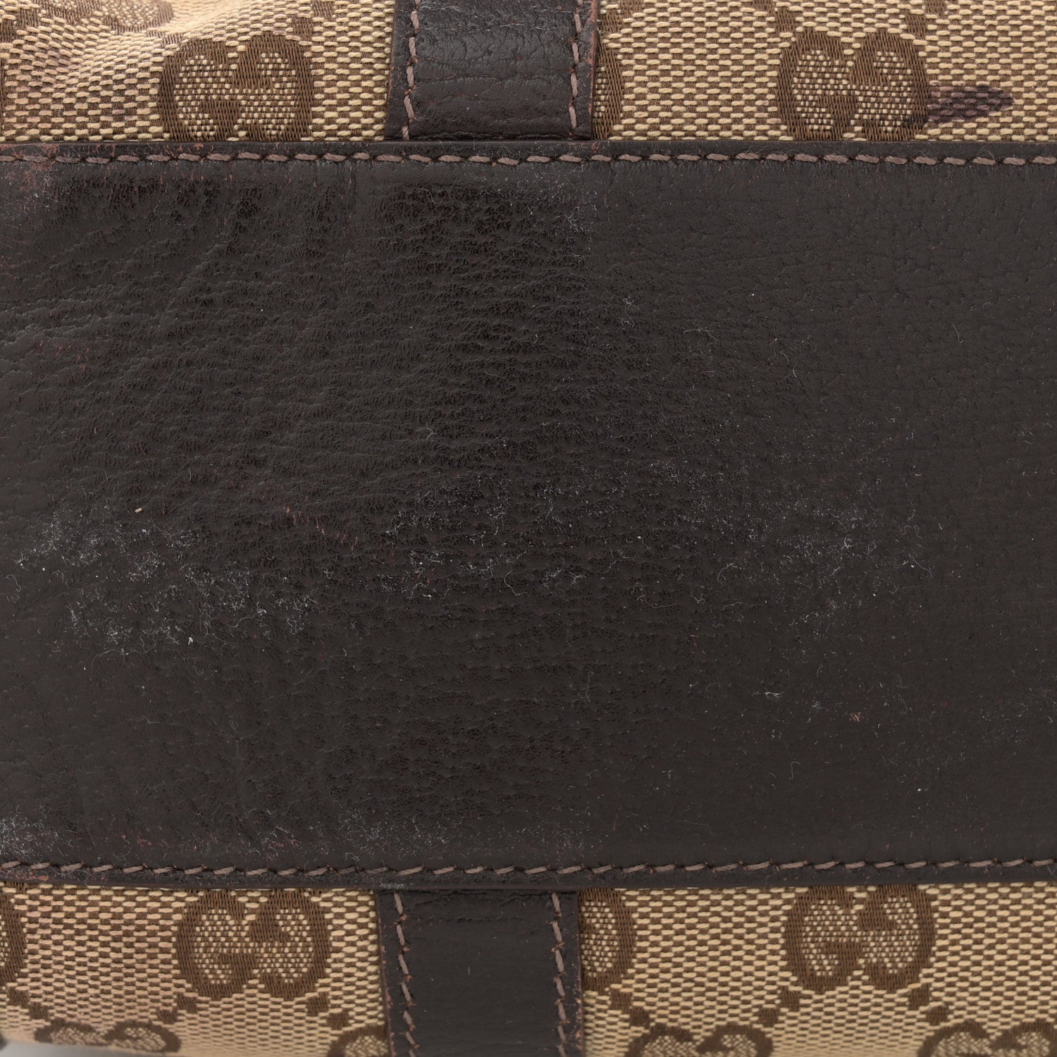 Gucci Monogram Small Abbey Boston Dark Brown 11 of 14