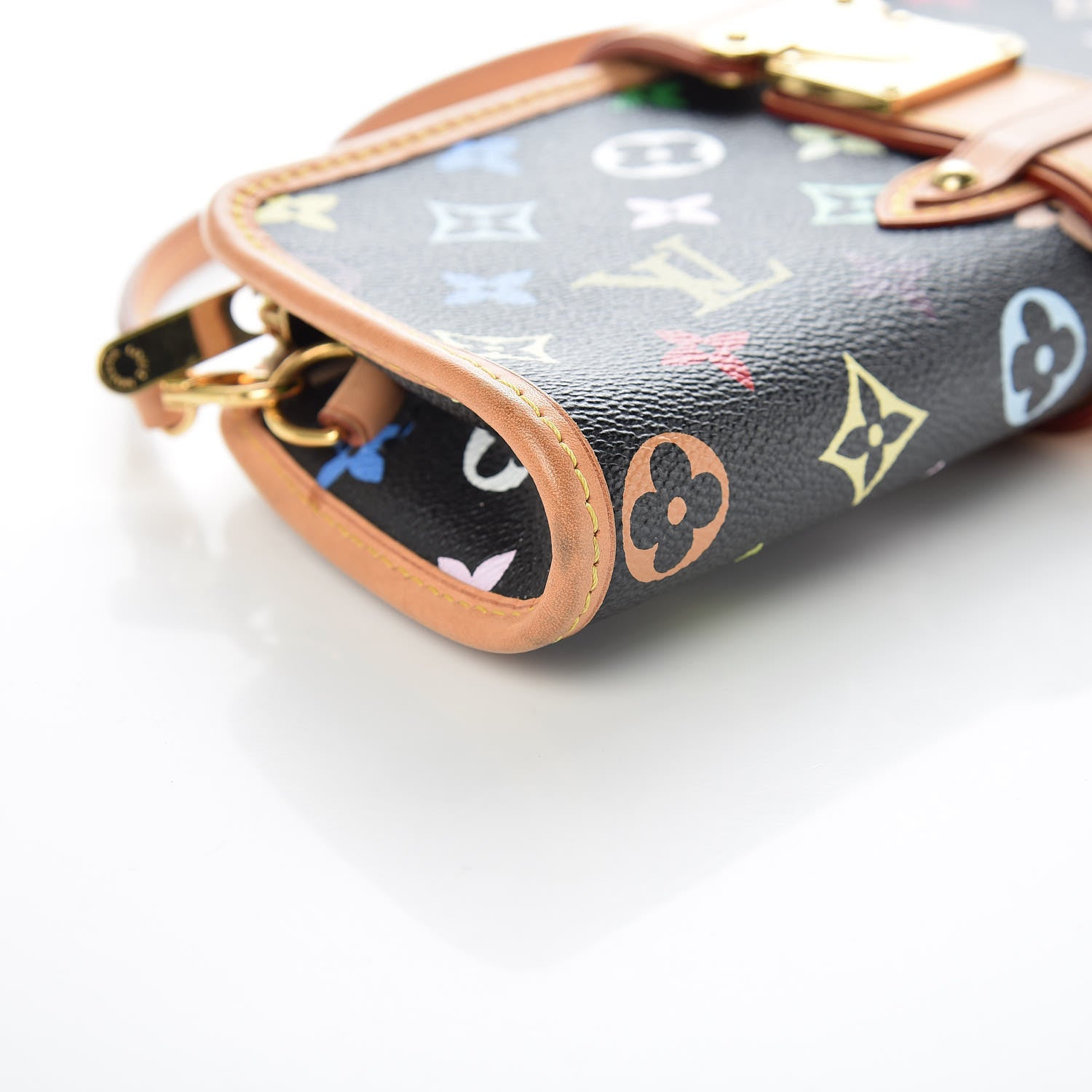 Louis Vuitton Monogram Multicolor Shirley Black 5 of 8