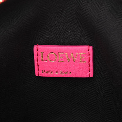 Loewe Jacquard Anagram Calfskin Small Cubi Bag Pink 6 of 10