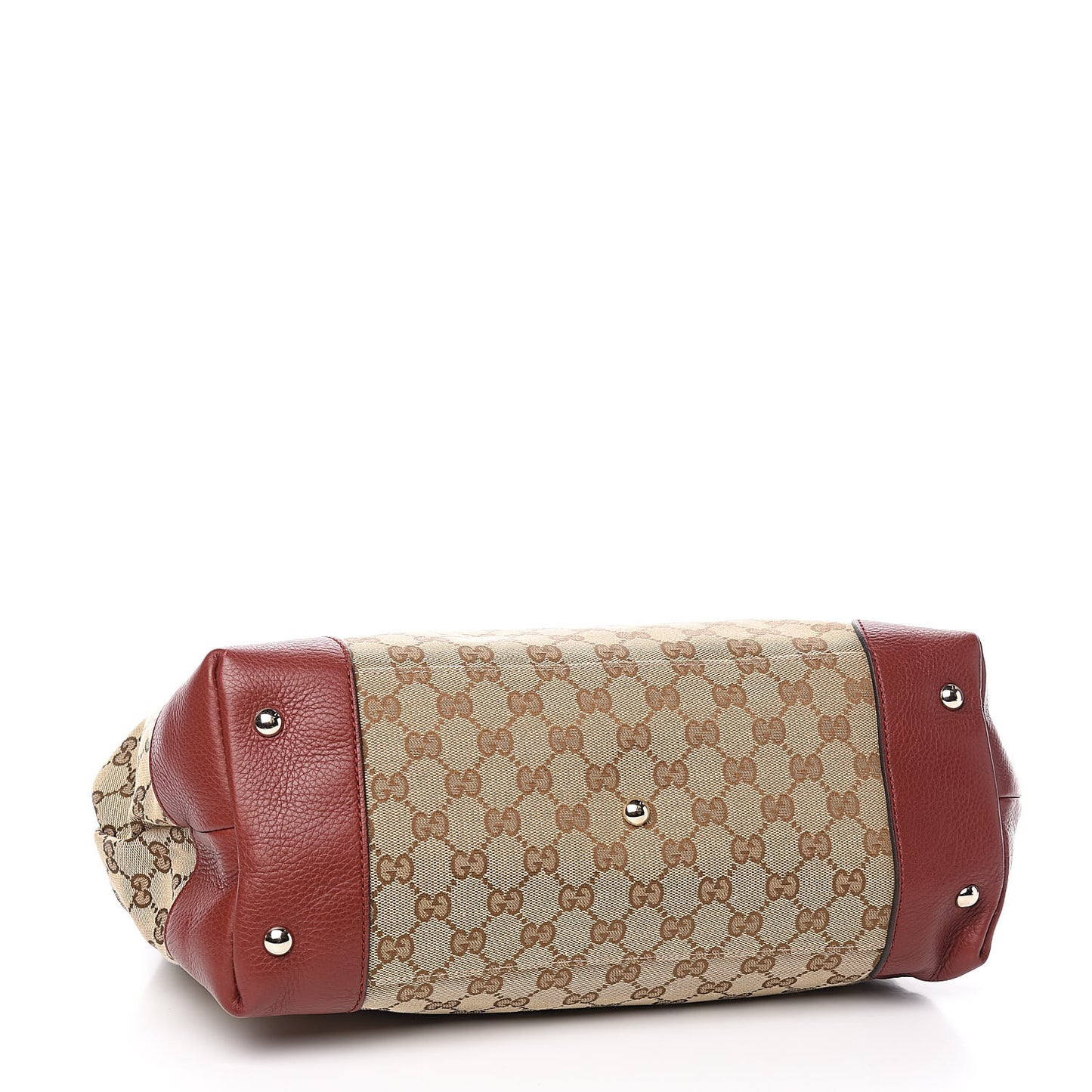 Monogram Web Medium Dressage Tote Red