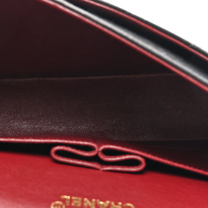 Chanel Lambskin Quilted Medium Double Flap Black 5 of 13