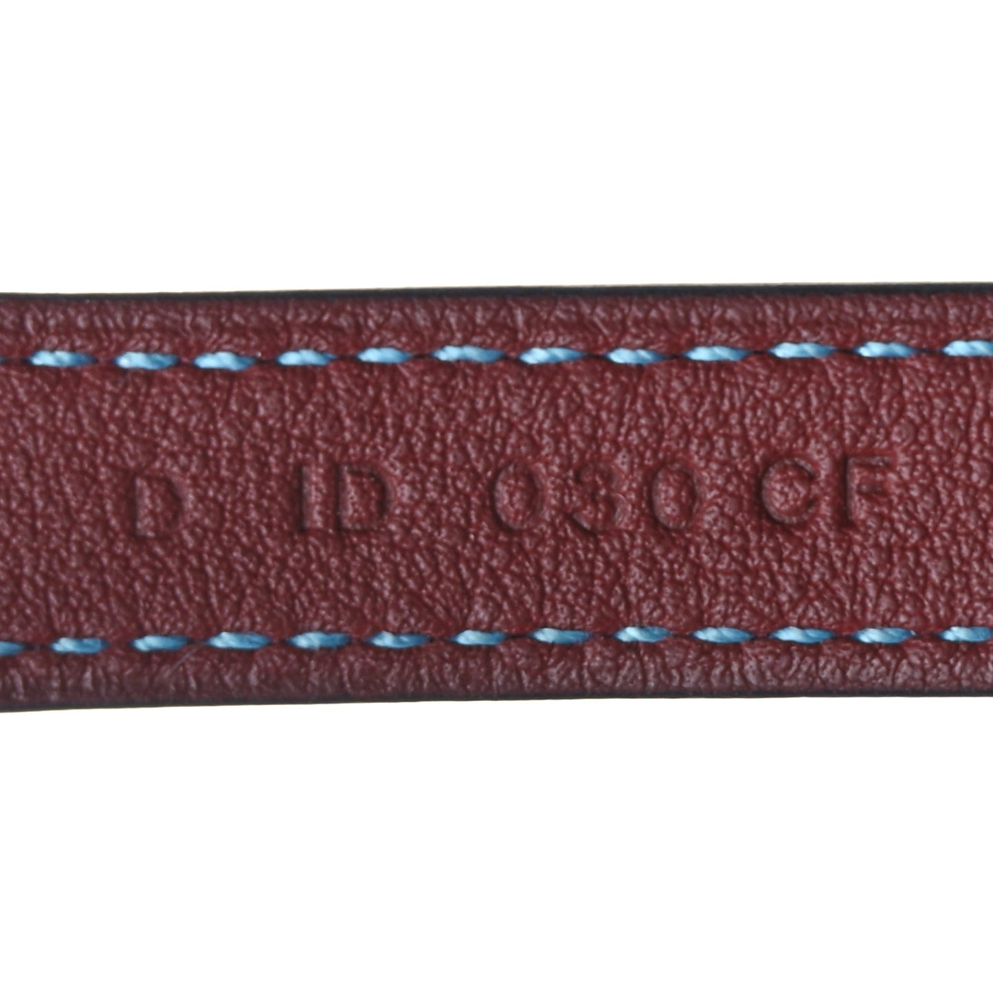 Swift Colorblock Kelly Double Tour Bracelet T2 Bleu du Nord Rouge H