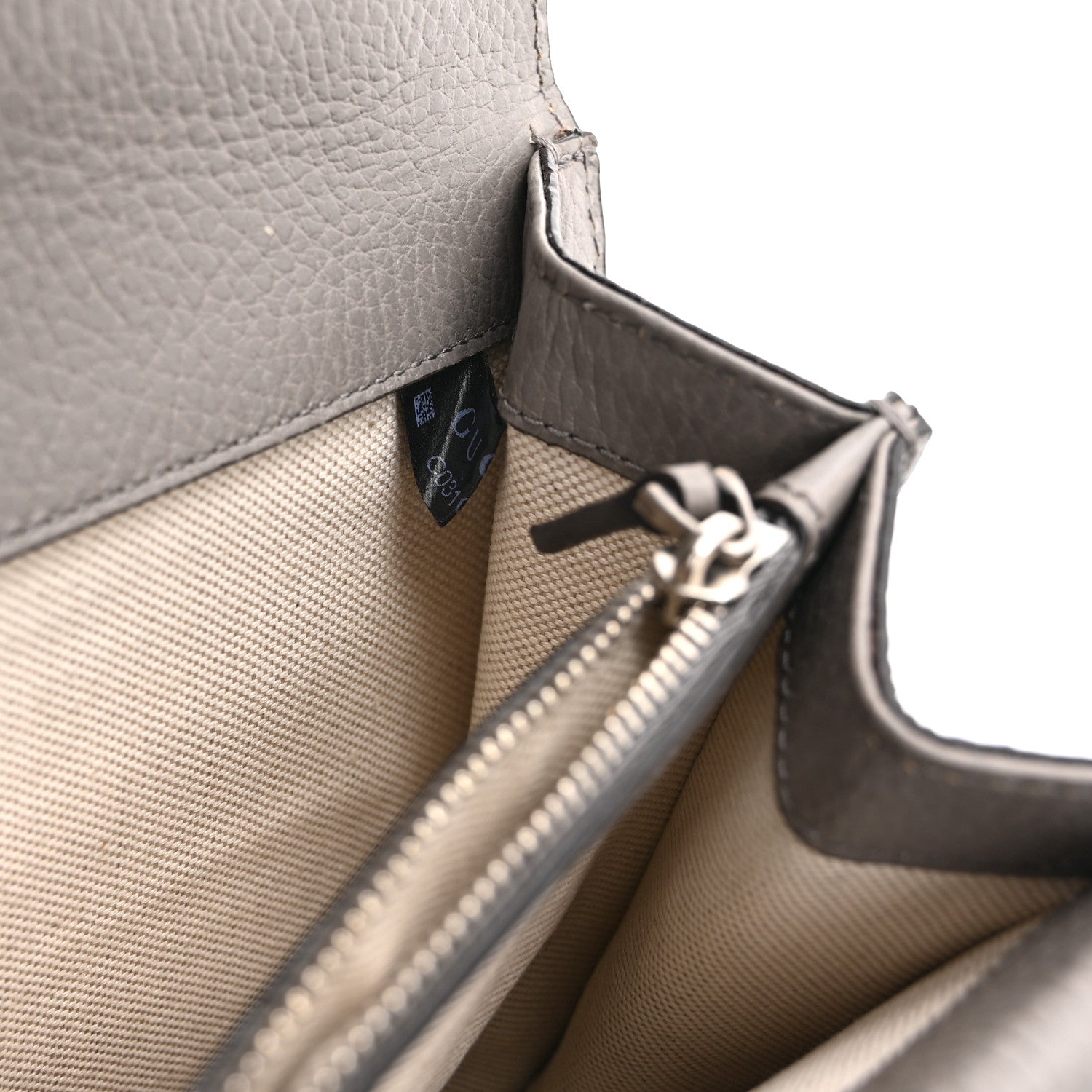 Gucci Pebbled Calfskin Small Dionysus Shoulder Bag Dusty Grey 8 of 12