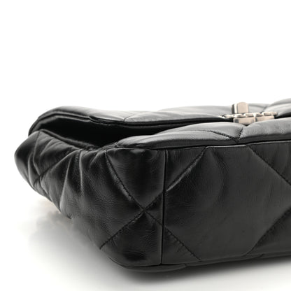 Chanel Lambskin Quilted Medium Chanel 19 Flap Black 9 of 11