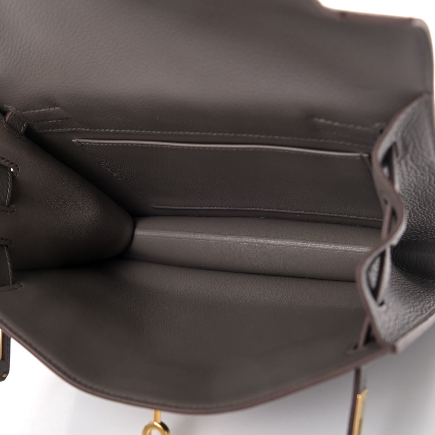 Hermes Evercolor Kelly Danse II Belt Bag Etain 4 of 4