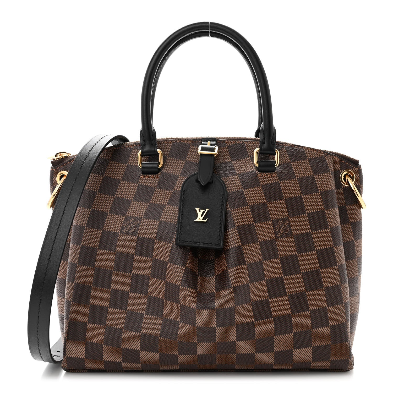 Louis Vuitton LOUIS VUITTON Damier Ebene Odeon Tote PM Black 1 of 10
