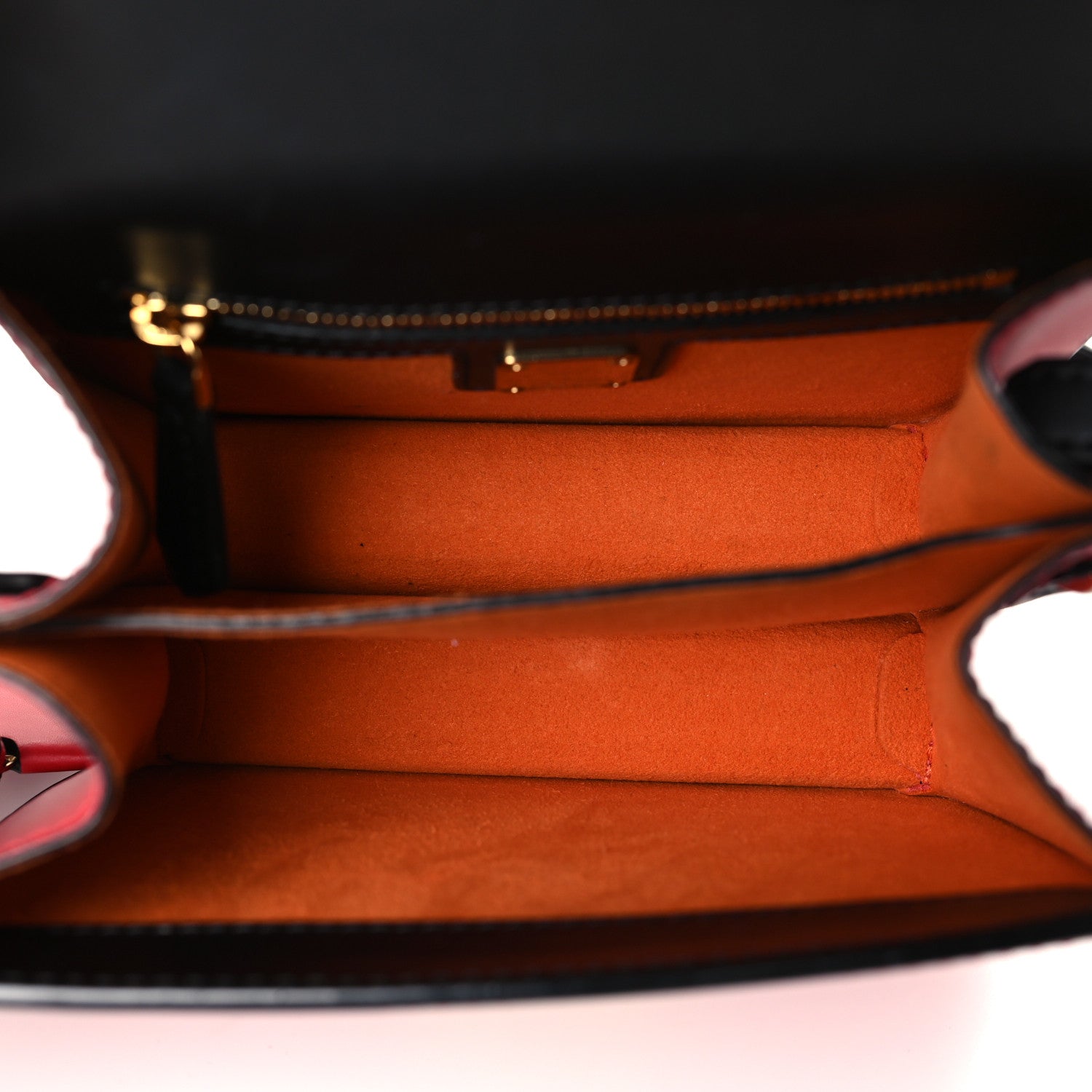 MCM Calfskin Mini Patricia Crossbody Bag Red Black 5 of 8