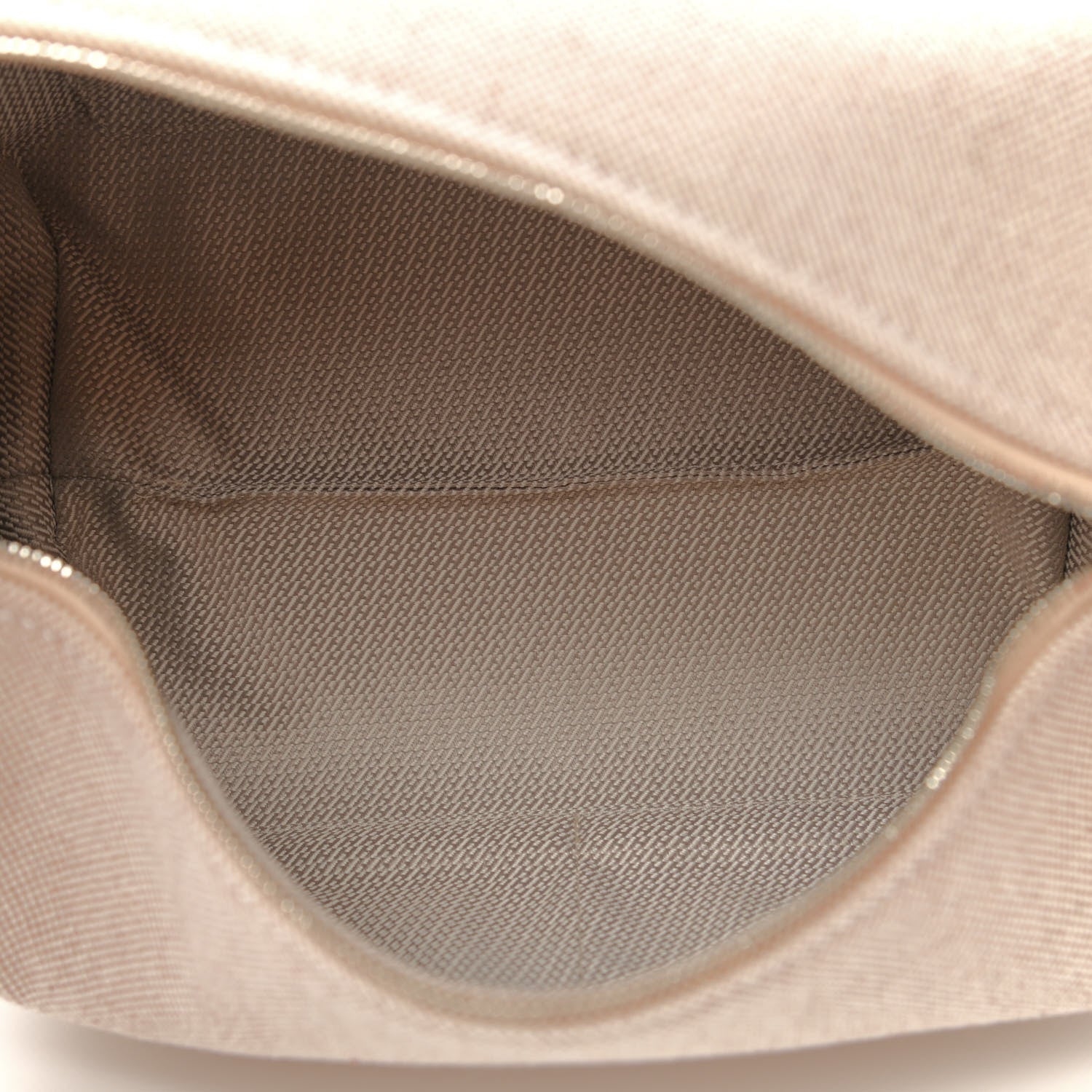 Hermes Canvas Large Bride-A-Brac Pouch Natural Orange 5 of 7