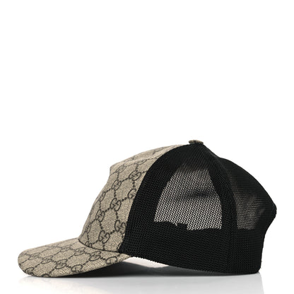 Gucci GG Supreme Monogram Baseball Hat M 58 Beige 3 of 9