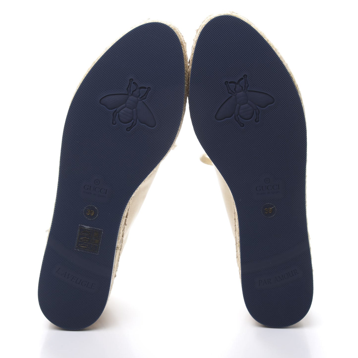 Canvas Logo Lace-Up Platform Espadrilles 39 Greggio Grege