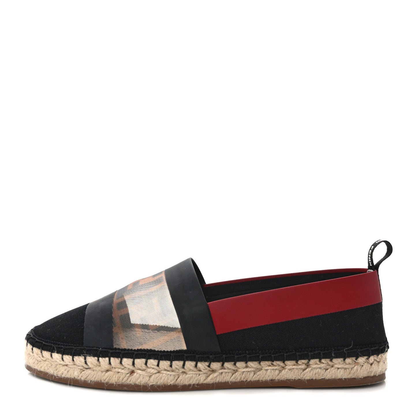 Canvas Mesh FF Colibri Espadrilles 37 Black Tobacco Moro