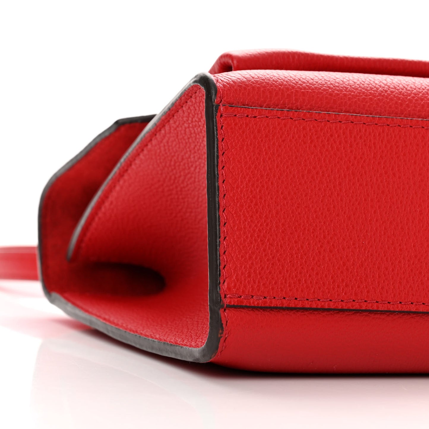 Soft Calfskin Mylockme Chain Bag BB Rubis