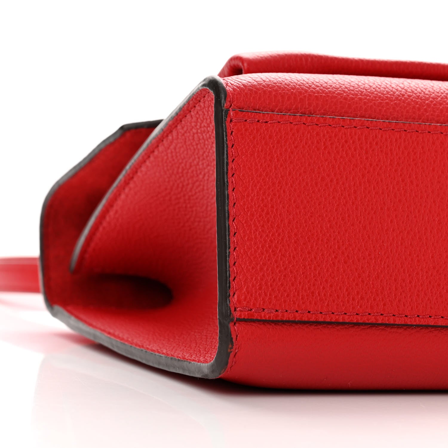 Louis Vuitton Soft Calfskin Mylockme Chain Bag BB Rubis 8 of 9