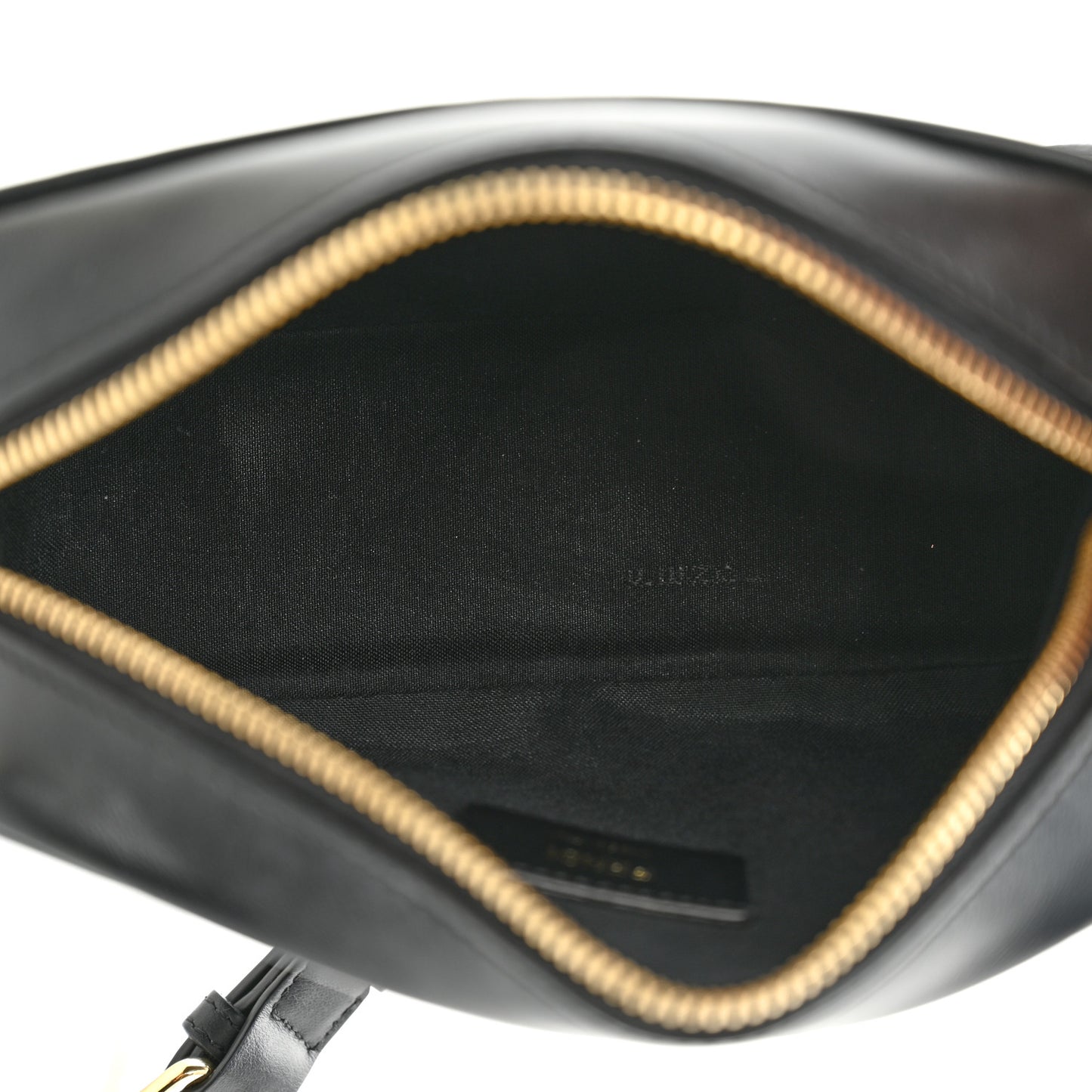 Vitello Century Bi-Color FF 1974 Embossed Mini Camera Case Maya Black