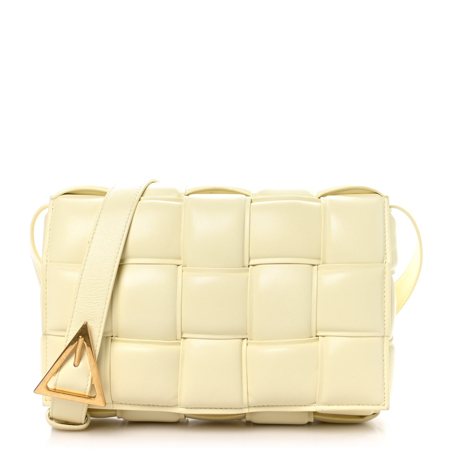 Bottega Veneta Nappa Maxi Intreccio Padded Cassette Crossbody Bag Zest 1 of 9