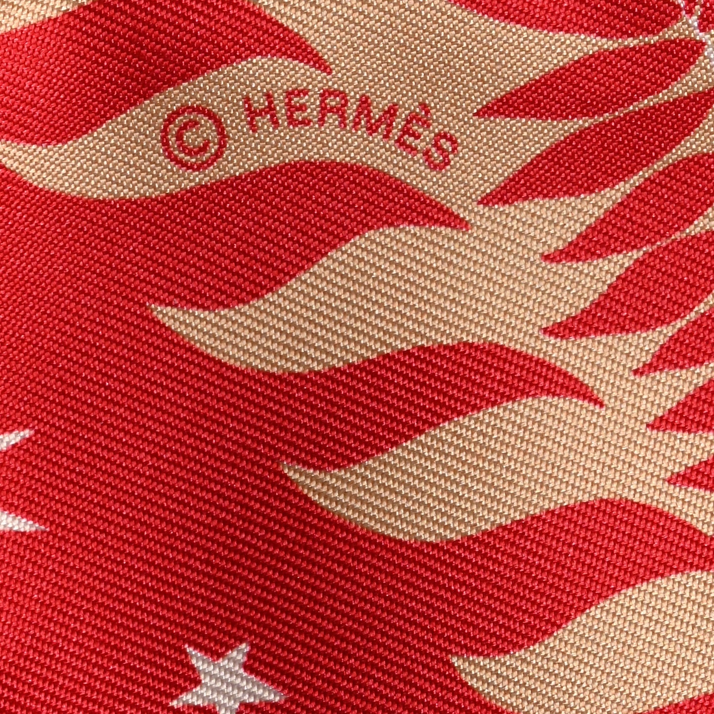 Silk Le Charme D Orphee Twilly Vermillon Beige