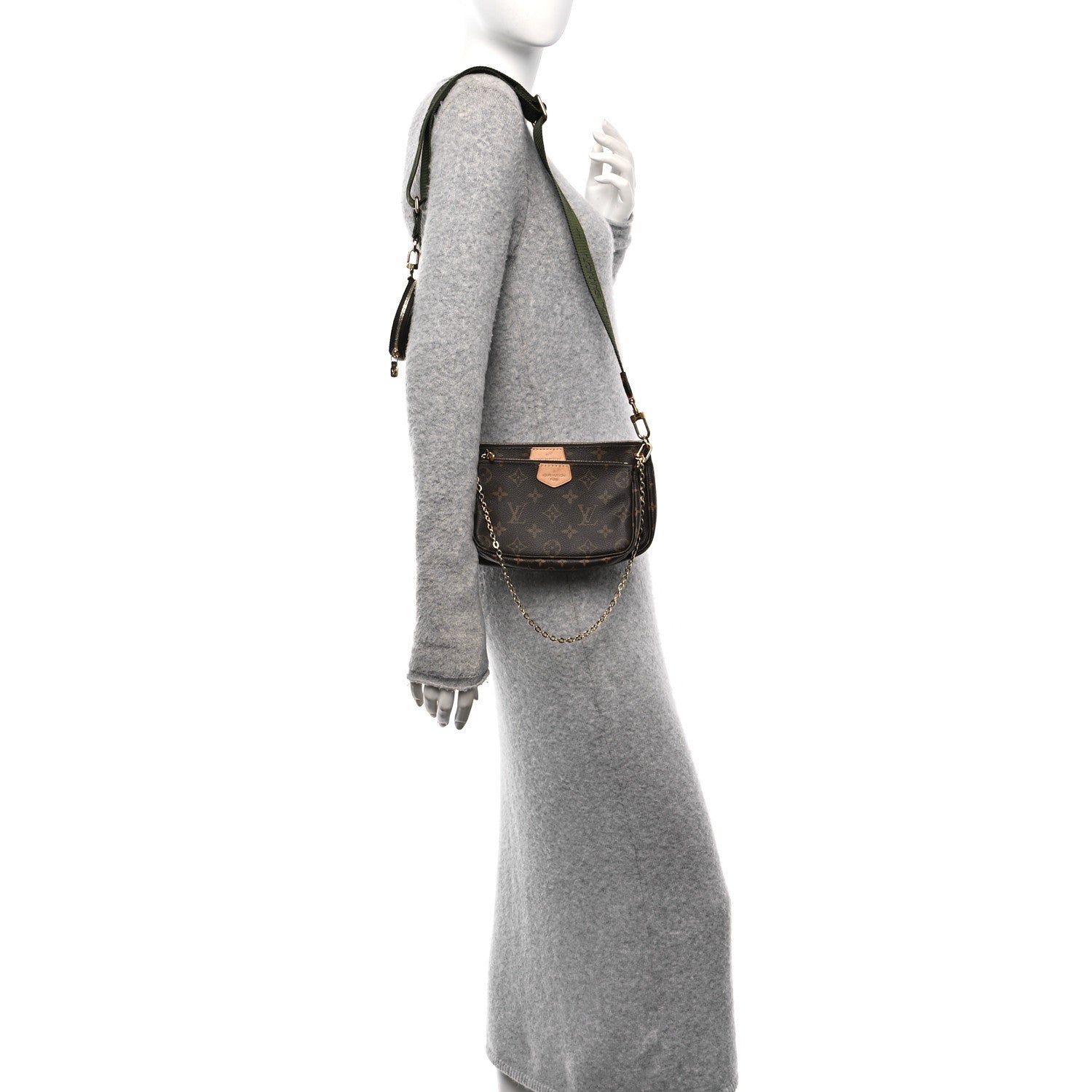 Louis Vuitton Monogram Multi Pochette Accessories Kaki 2 of 7