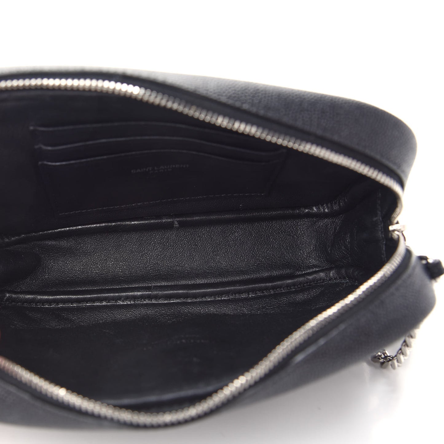 Grain De Poudre Matelasse Monogram Mini Lou Camera Bag Black